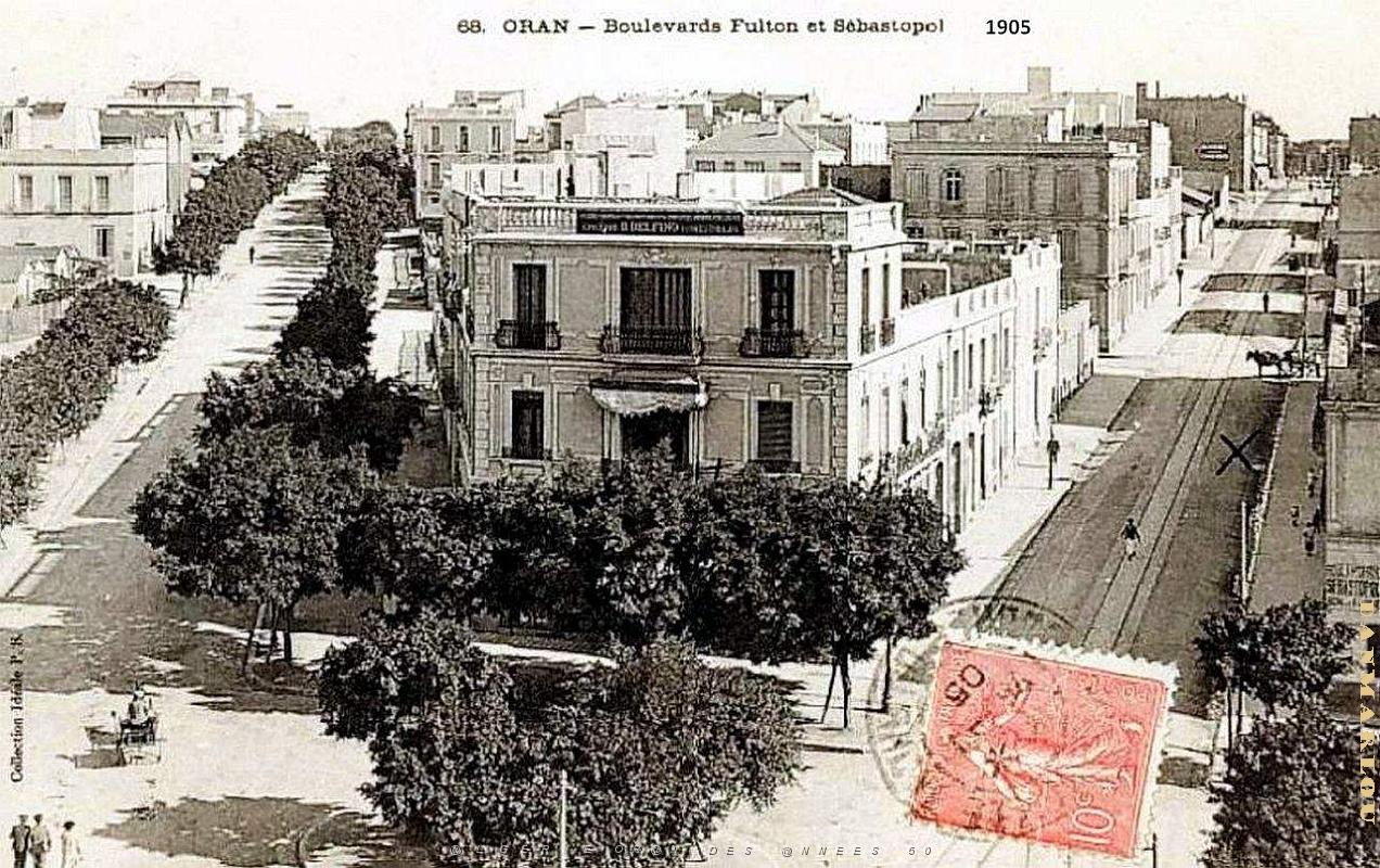 Oran - Boulevard Fulton et Sebastopol - 1905.jpg